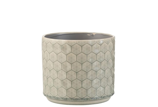 Maceta Rombo Cerámica 17x17x15cm