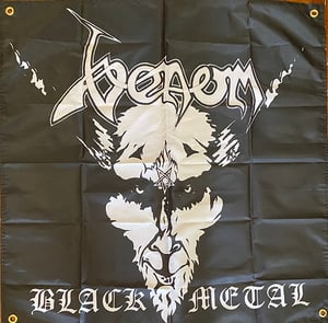 Image of Venom " Black Metal  "  Banner / Tapestry / Flag