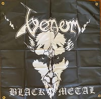 Image 2 of Venom " Black Metal  "  Banner / Tapestry / Flag