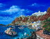 Amoudi Bay - Santorini, Greece - (Artist Print)