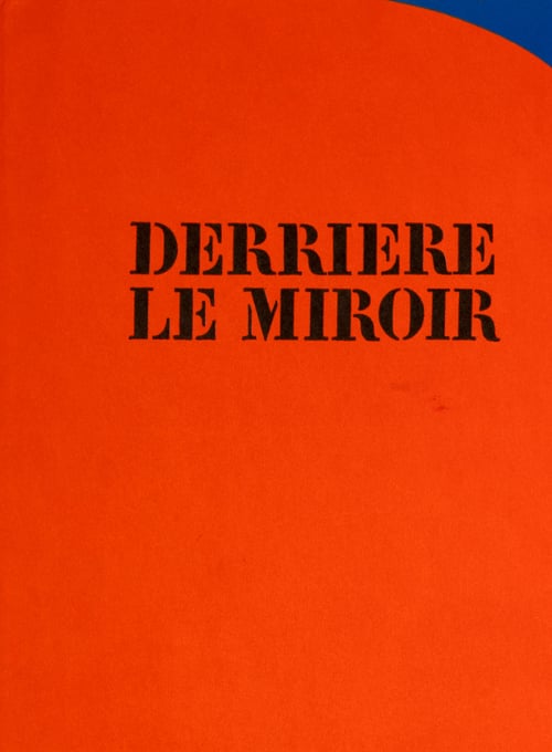 Image of Ellsworth Kelly, Derrière Le Miroir - Kelly No. 149, 1964, red / blue 