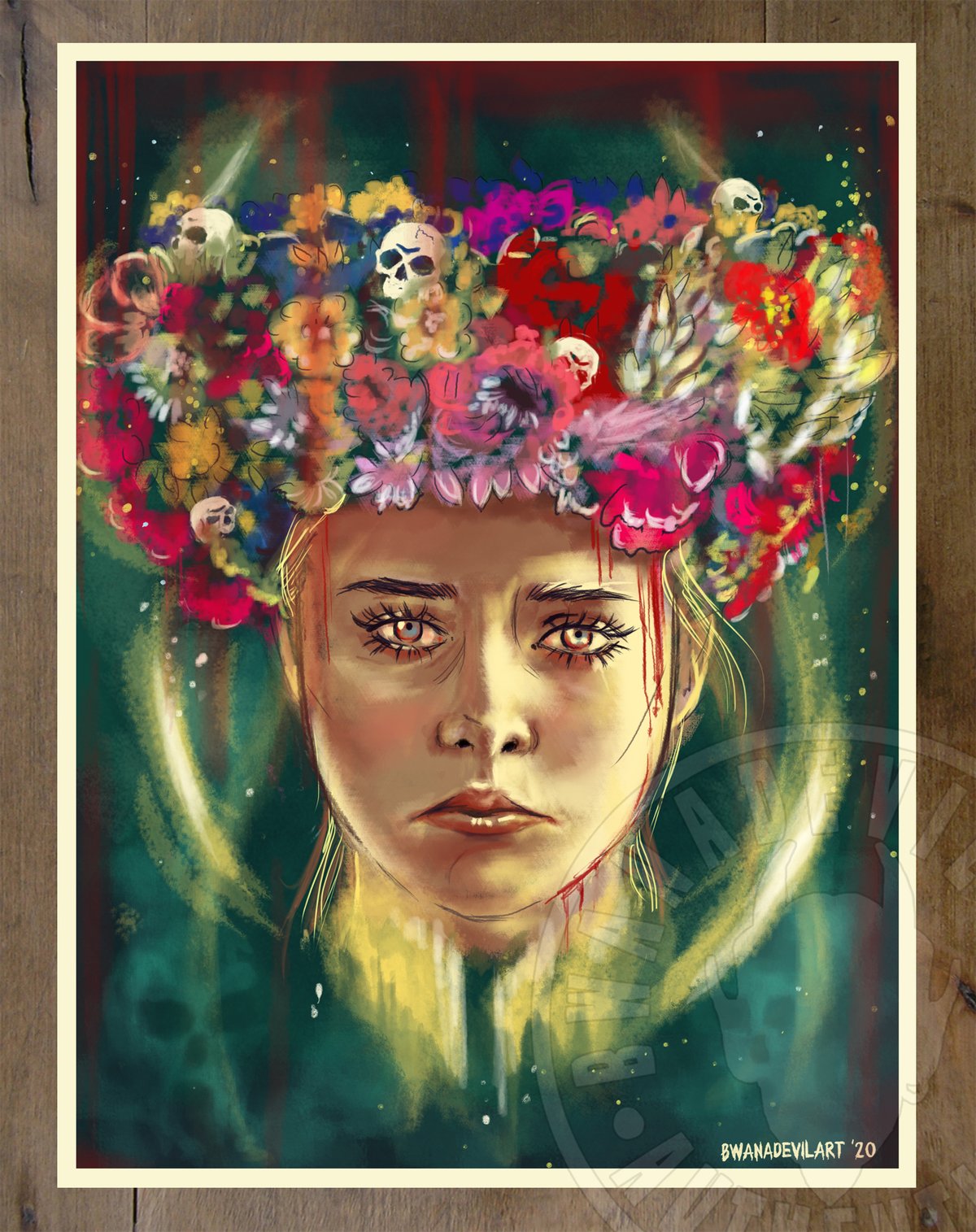 Image of Midsommar Art print 9 x 12 in.