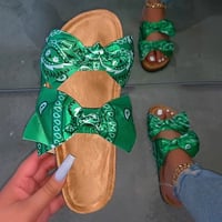 Green Bandana Slides