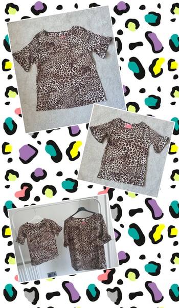 Image of Mummy & Me leopard frill sleeve blouse