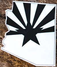 Arizona stickers black & white