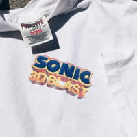 Image 1 of Original 1996 Sonic 3d Blast Promo Tee.