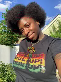 Black “Rise Up” Protest Tee Shirt 