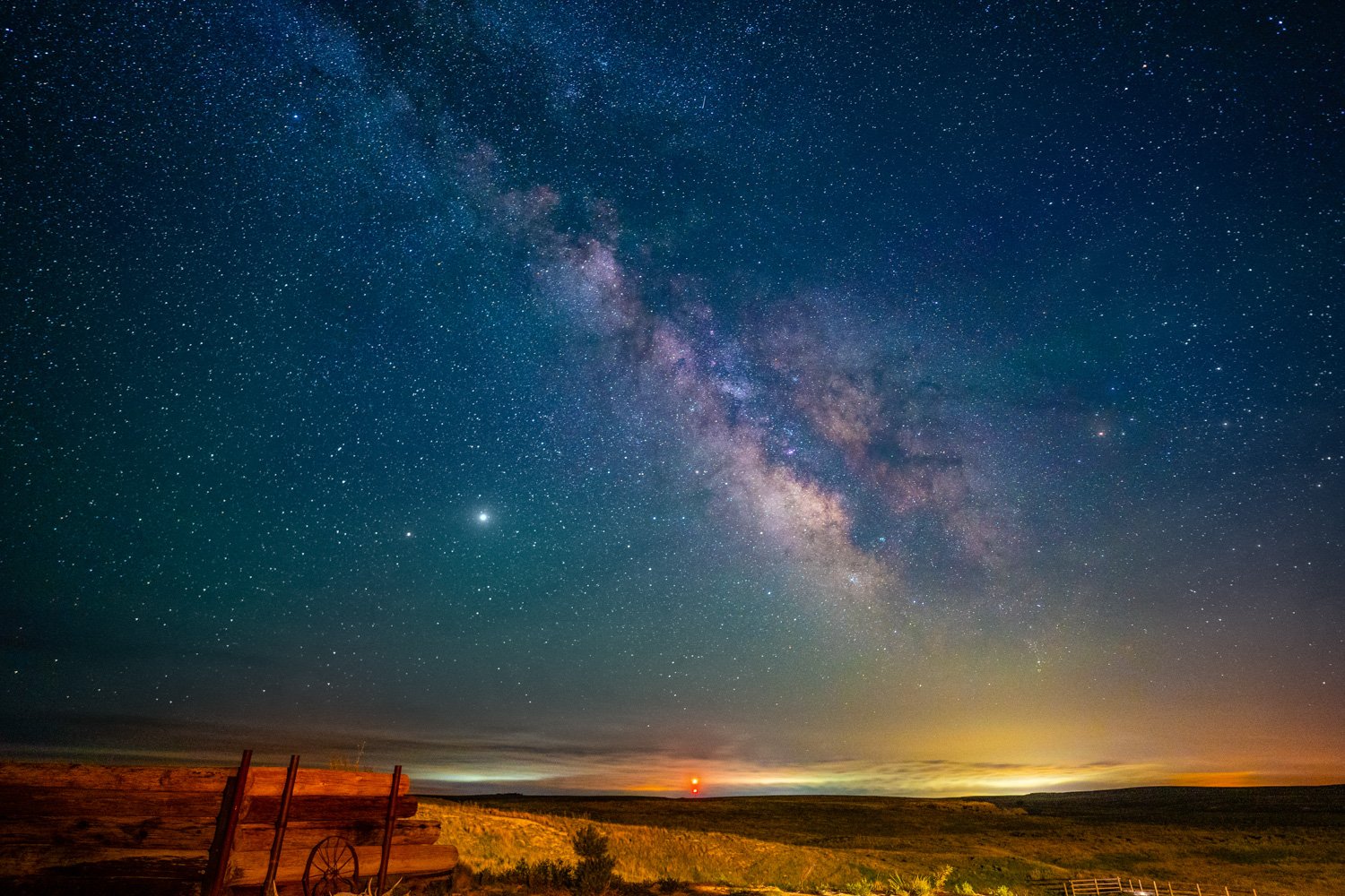 Milky Way with Wagon Wheel