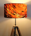 Sunlit Koi Drum Lampshade by Lily Greenwood