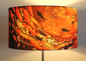 Sunlit Koi Drum Lampshade by Lily Greenwood