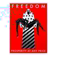 CLEON PETERSON - FREEDOM / PROSPERITY AT ANY PRICE (RED) COVID 19