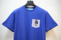 Image 3 of Royal Blue Teddy Bear Pocket Tee Shirt