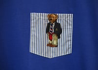 Image 4 of Royal Blue Teddy Bear Pocket Tee Shirt