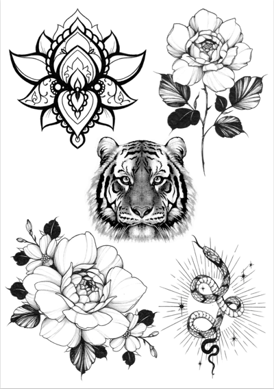 Image of Temporary Tattoo Transfers