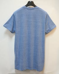 Image 5 of Tri-blend Light Blue Teddy Bear Pocket Tee Shirt