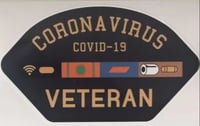 Coronavirus Veteran stickers