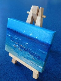 Image 1 of Miniatures Beach Scenes with mini easels 'Sunday Sails'