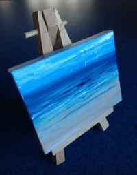 Image 2 of Miniatures Beach Scenes with mini easels 'Sunday Sails'