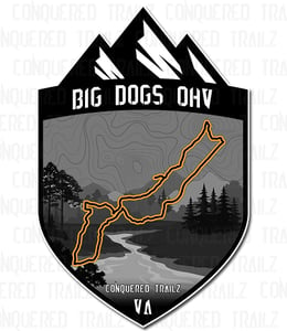 Image of "Big Dogs OHV" Trail Badge