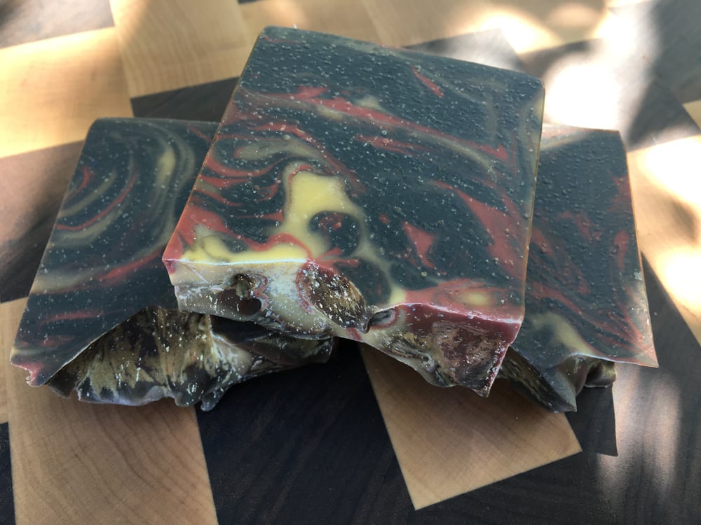 Image of Dragon Fire Goat Milk Soap with Silk