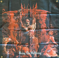 Image 2 of Dripping " Bring The Suffering "   Banner / Tapestry / Flag