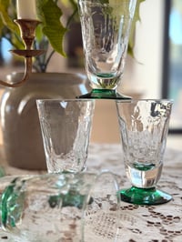 Image 1 of Lot de 4 verres anciens