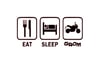 Eat Sleep Grom Decal