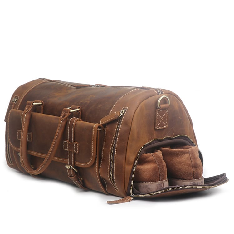 messenger bag with shoe compartment