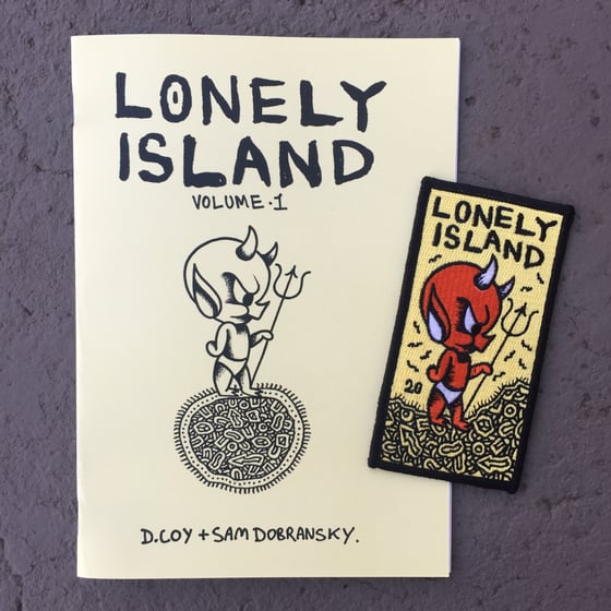 Image of Lonely Island- zine & patch