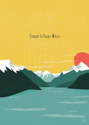 STRAIGHT TO VALAIS- WALLIS (Jaune)