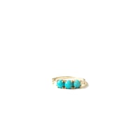 Image 1 of Deco Turquoise Band Ring