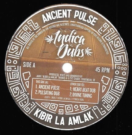 Kibir La Amlak - Ancient Pulse / Pulsating Dub / Heart Beat Dub / Divine Timing (Indica Dubs) 10"
