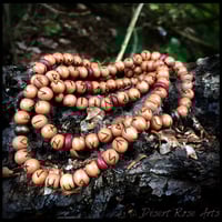 Image 1 of Earth Tone Rune Meditation Mala