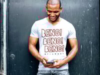 Image 1 of Men's BengX3  Vneck Tee - available in black, green, & white
