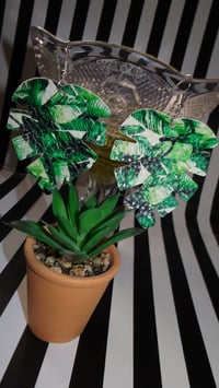 Image 3 of Tropical Monstera Vegan Leather 