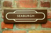 'Seaburgh' Railway Sign 