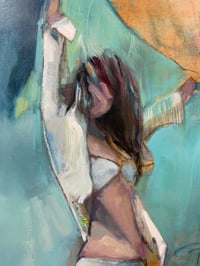 Image 2 of Painting / maleri / "The celebration – Lost in celebration 1" / 120x155 cm