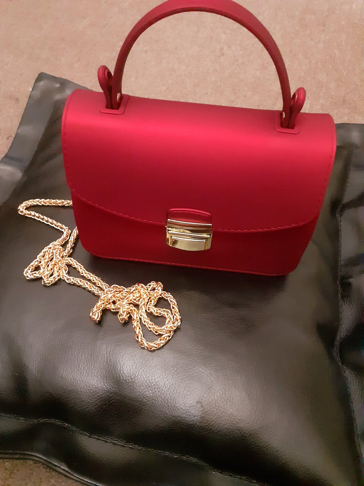 Red discount jelly bag