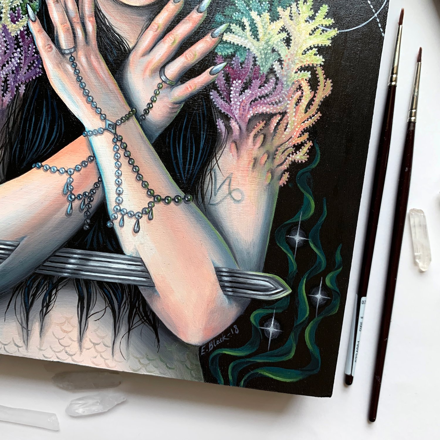 Image of 'Capricorn' Original Oil Painting