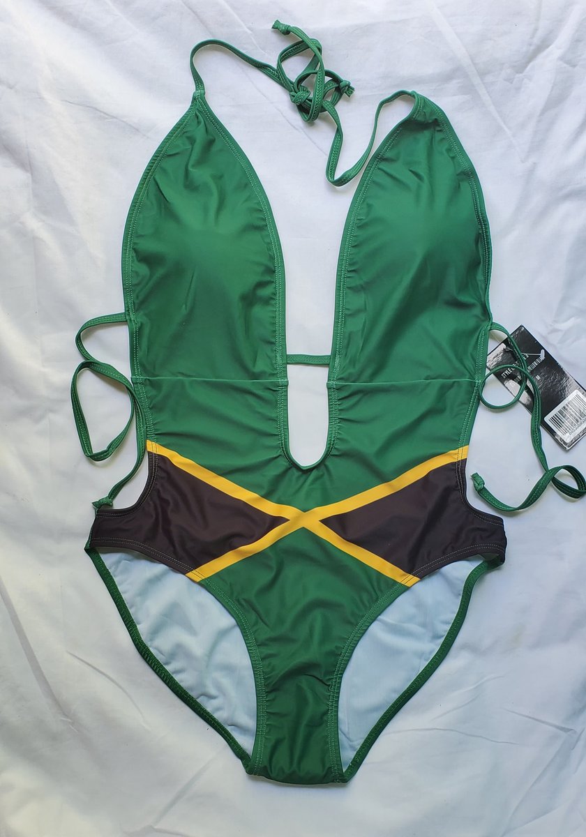 Jamaican flag Monokini Everything Jamaica