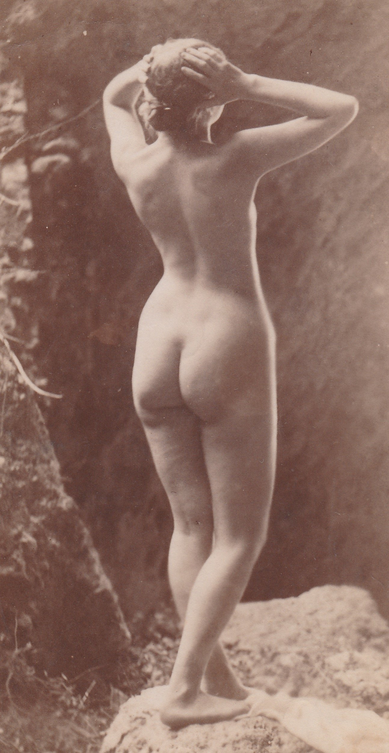 Image of Anonymous: artist study with beautiful light, ca. 1880