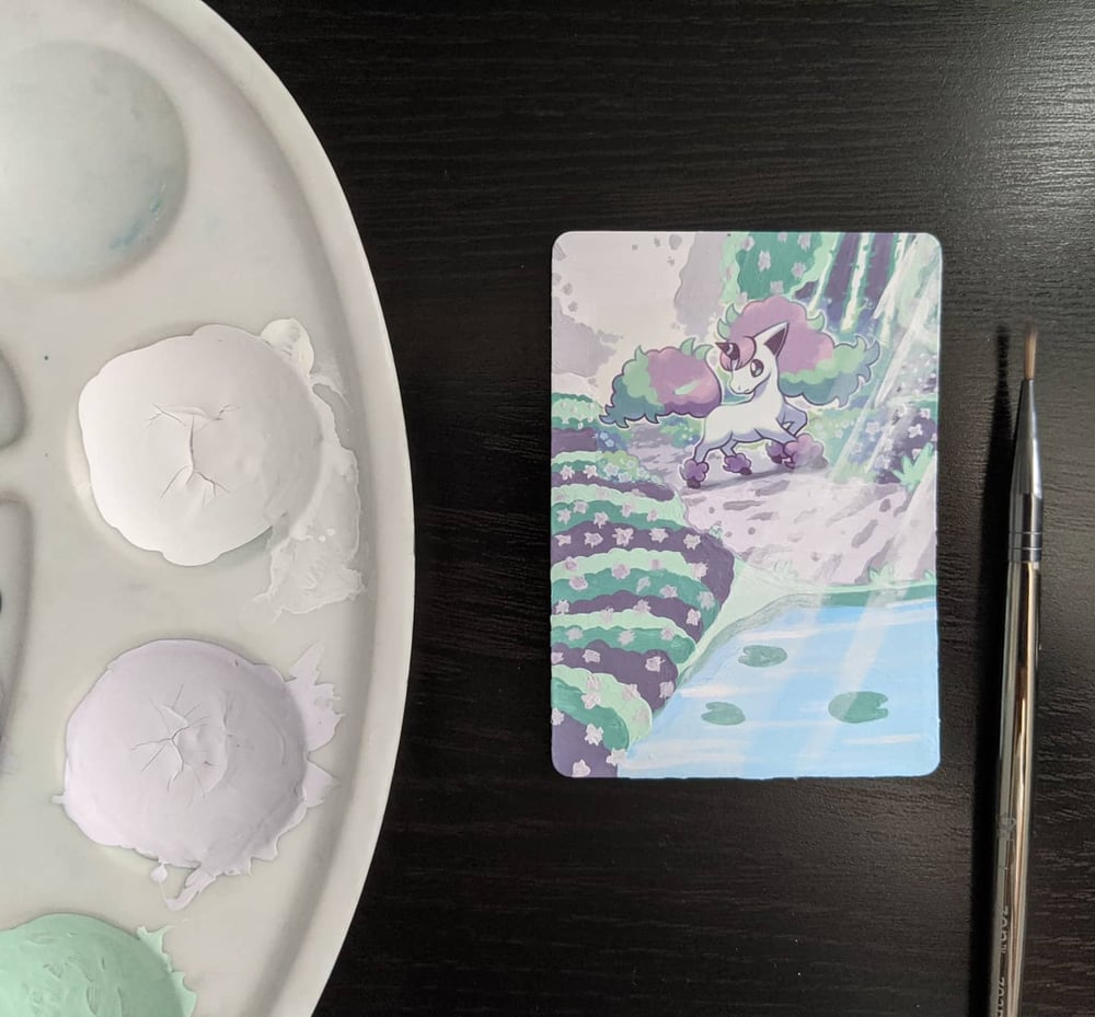 Image of Galarian Ponyta - Pokemon Extended Art Card