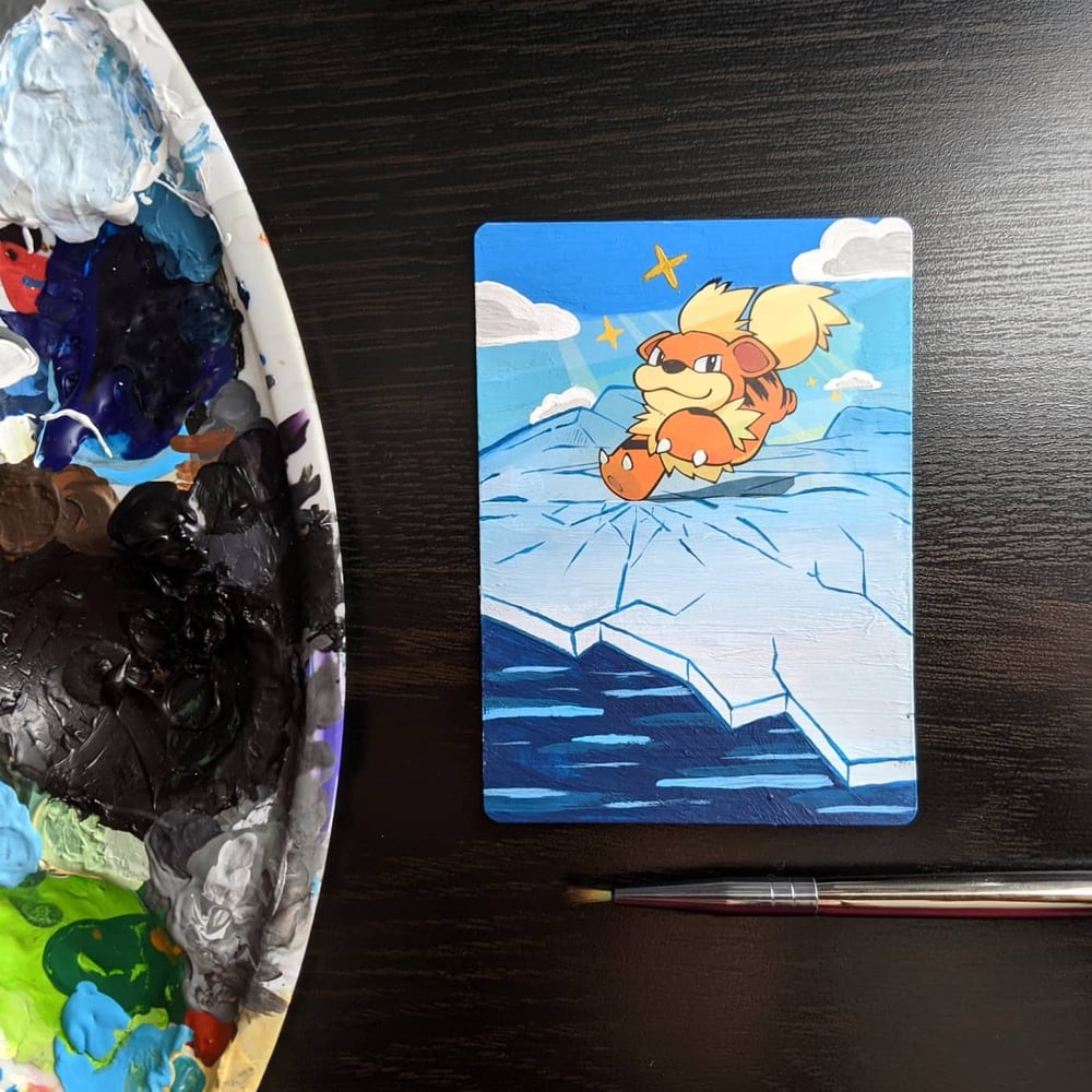 Image of Growlithe - Pokemon Extended Art Card