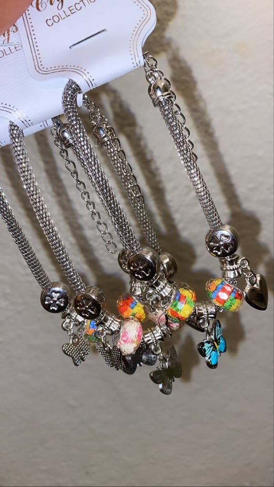 Image of Butterfly Charm Bracelets 