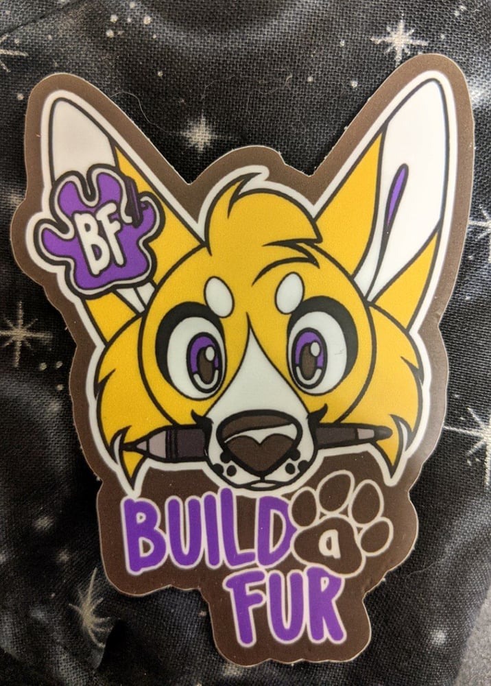 Image of Build-A-Fur Brand stickers