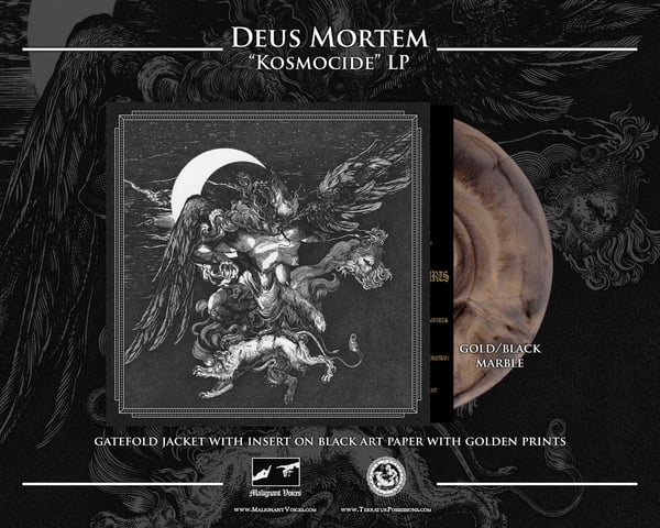 Image of DEUS MORTEM - 'Kosmocide' 12"LP ( lim. marble )