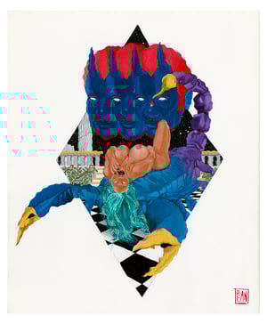 Image of Scorpio ride print