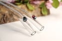 Ladybug Glass Drinking Straws