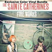 Image of The Sainte Catherines Color Vinyl BUNDLE plus screen printed poster! 