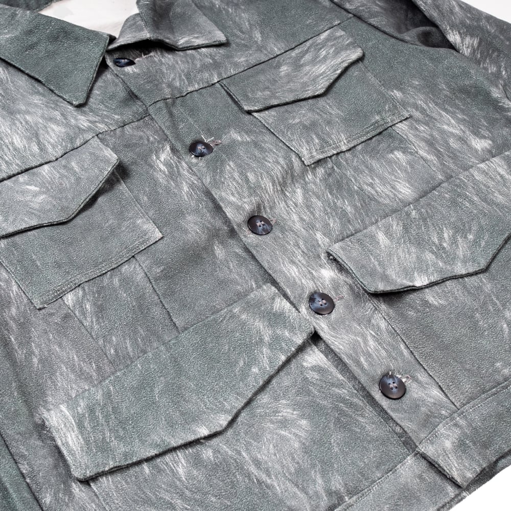 Image of Grey Cargo Jacket
